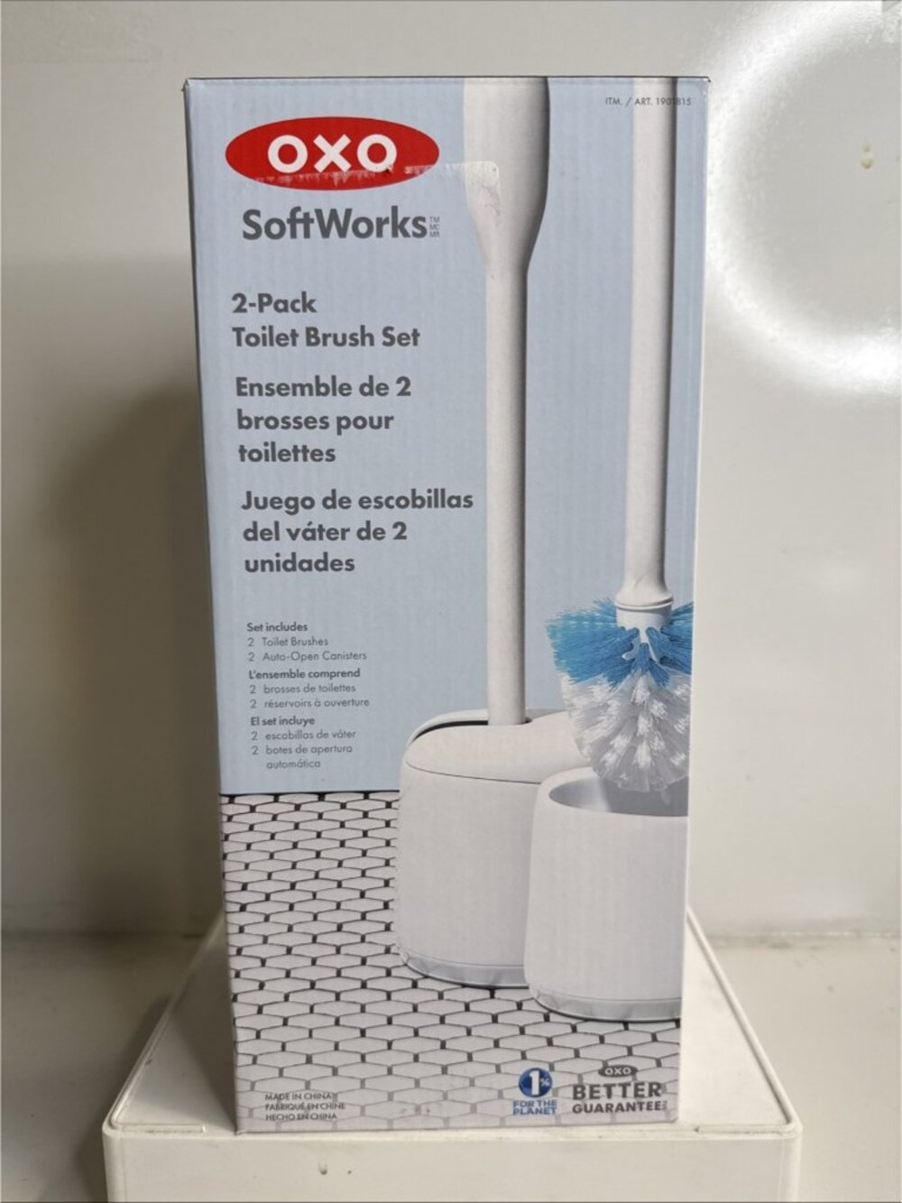 OXO SoftWorks Toilet Brush Set, 2-pack